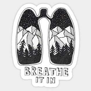 Breathe in Sticker